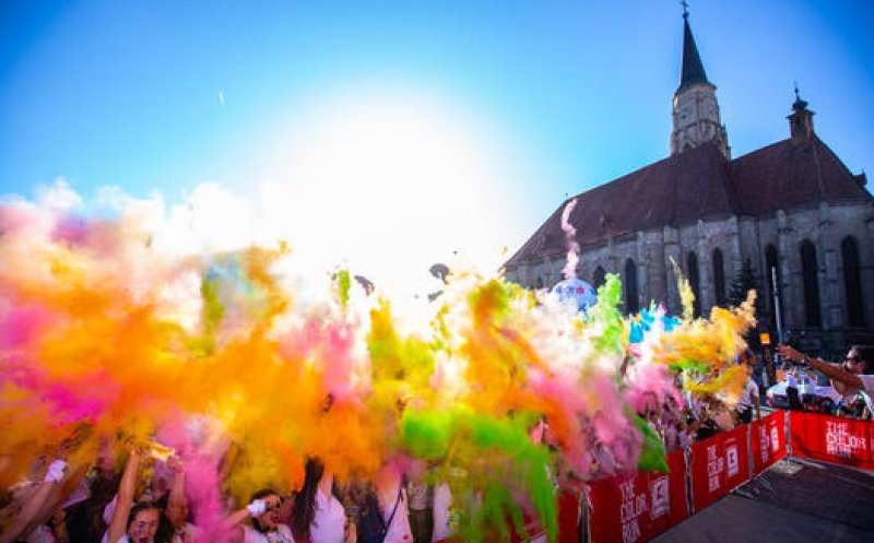 Restricţii de circulație în centrul Clujului pentru The Color Run