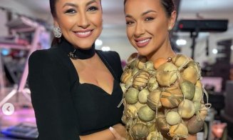 Ce reacţii a stârnit rochia cu "cuperci bolunde" a Vlăduţei Lupău, care s-a pozat cu Andra Măruţă