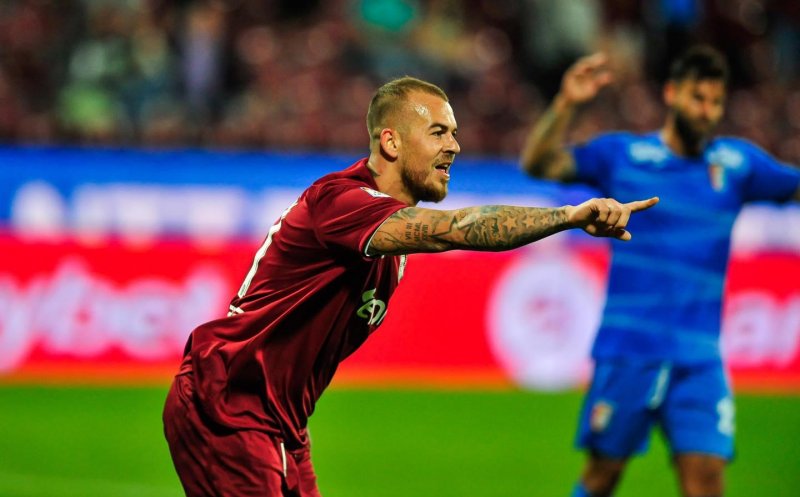 Noi probleme pentru CFR Cluj. Denis Alibec s-a accidentat la echipa națională