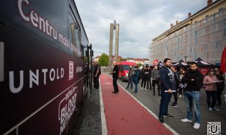 Ai caravană mobilă, weekendul acesta, la Cluj-Napoca. Toți donatorii de sânge, vor merge gratis la UNTOLD