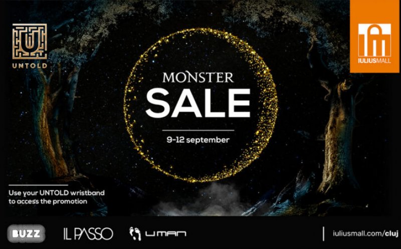 „Untold Monster Sales”, din Iulius Mall Cluj, te pregătesc de festival