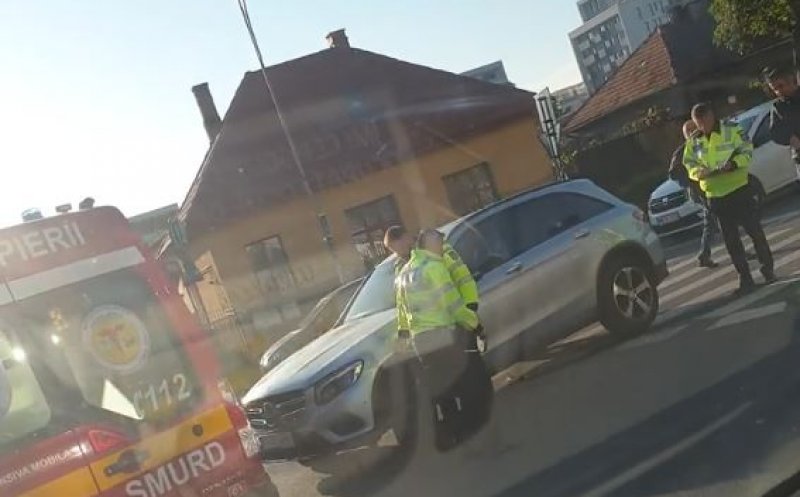 Accident cu pieton în giratoriul de pe Turzii