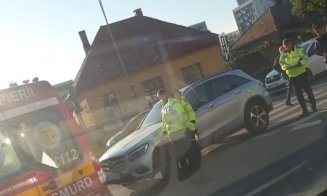 Accident cu pieton în giratoriul de pe Turzii