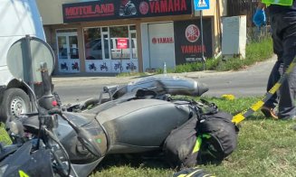 Accident GRAV pe varianta Zorilor-Mănăștur: Motocicletă făcută praf. Patru răniți și un mort