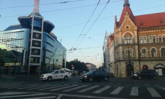 Cum arată traficul centrul Clujului la 7:20