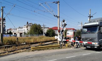 Cluj: Persoană lovită de tren în Apahida