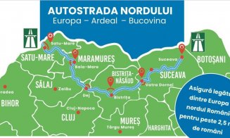 Licitaţie relansată pentru Autostrada Nordului, bucata care trece şi prin Dej