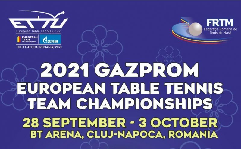 S-a stabilit programul meciurilor la Campionatul European de Tenis de Masă de la Cluj-Napoca. Când joacă echipele României