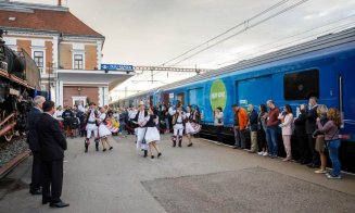 Trenul Connecting Europe Express a ajuns la Cluj-Napoca