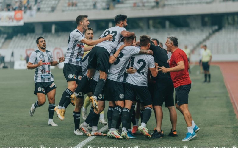 “U” Cluj, victorie muncită cu Viitorul Pandurii. “Studenții” au revenit pe loc de play-off
