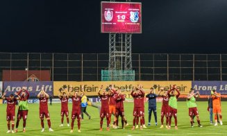 CFR Cluj, succes pe gustul lui Dan Petrescu. Campioana s-a impus în derby-ul cu CS U Craiova după ce s-a apărat mai bine de o oră