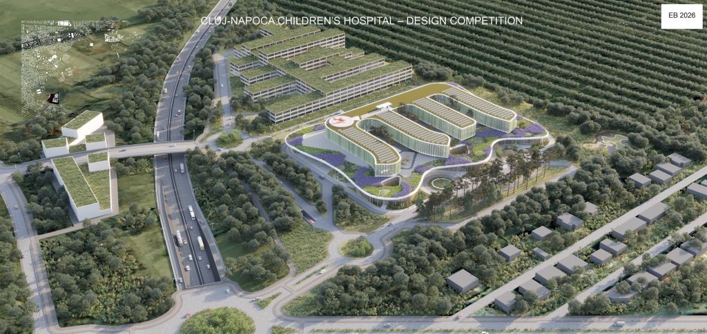 Consiliul Județean a primit proiectul preliminar al Spitalului Pediatric Monobloc din Cluj. Tișe: „Lucrurile evoluează rapid”