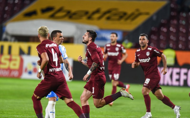 Un jucător de la CFR Cluj inclus în echipa etapei. Dan Petrescu, antrenorul rundei în Liga 1