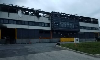 Cum arată hala din Parcul Industrial Tetarom 1 la o zi după incendiu