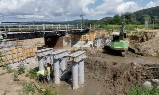 Pod nou de cale ferată între Apahida și Baia Mare. Viteza trenurilor va crește de la 30 la 85 km/h