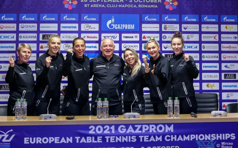 Echipa feminină de tenis de masă țintește “tripla” la Campionatul European de la Cluj