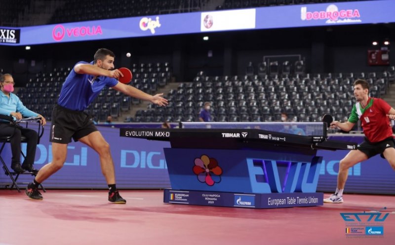 Rezultatele primei zile la Campionatul European de tenis de masă de la Cluj-Napoca