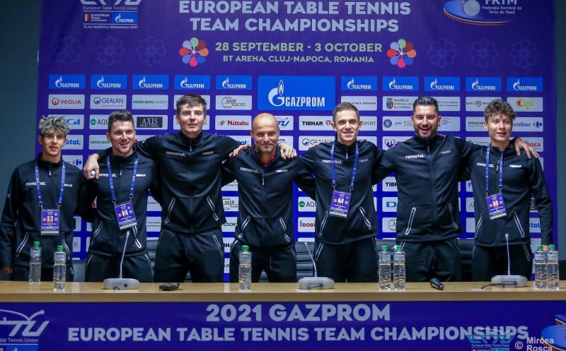 Dezamăgire pentru naționala masculină de tenis de masă. România a fost eliminată în sferturile Europeanului
