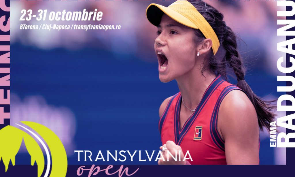 Ziua de Cluj | Fanii tenisului se pot preînregistra pentru bilete la  Transylvania Open. La turneul de la Cluj joacă și Halep sau Emma Răducanu