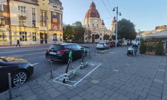 Târgu MUREȘ a găsit soluția trotinetelor lăsate la voia întâmplării