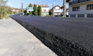 S-au terminat lucările de asfaltare pe un nou drum județean din Cluj