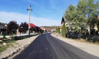 S-au terminat lucările de asfaltare pe un nou drum județean din Cluj