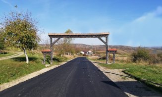 S-au terminat lucările de asfaltare pe un nou drum județean din Cluj