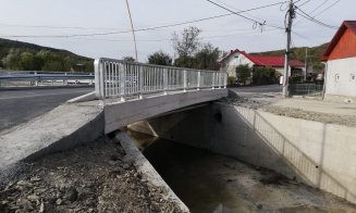 Pod nou într-o localitate clujeană. A costat peste 1.6 mil lei