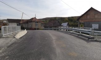 Pod nou într-o localitate clujeană. A costat peste 1.6 mil lei