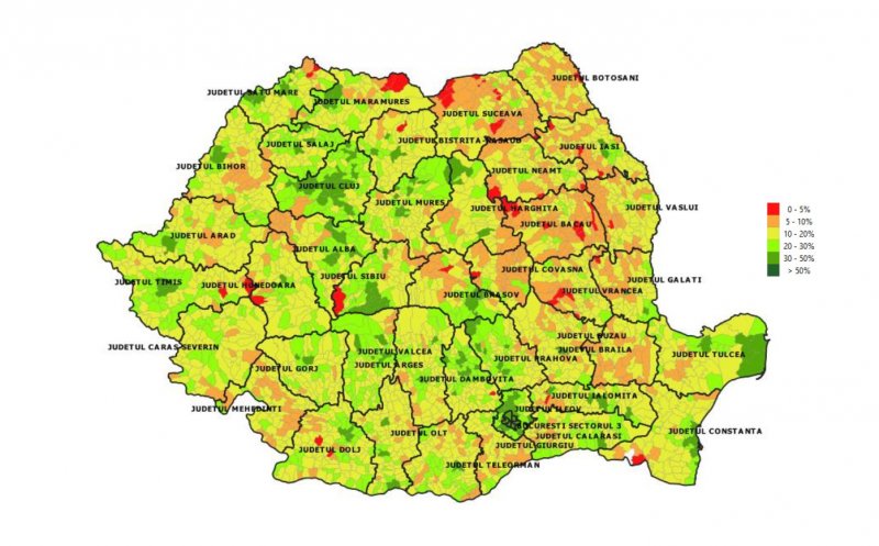 Trei localități din Cluj, în topul vaccinărilor în țară/ HARTA vaccinării în județ