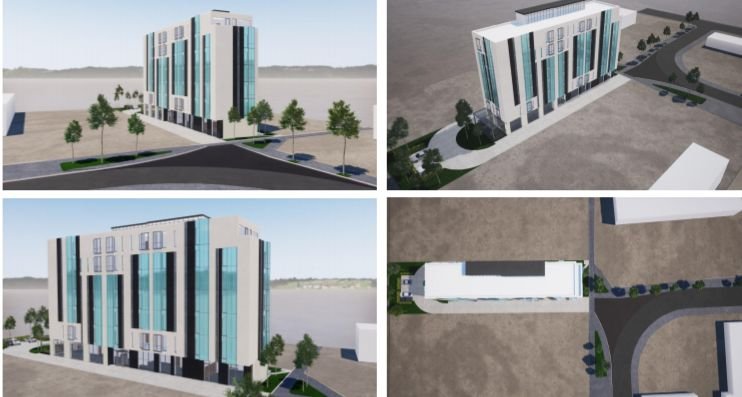 Hotel de 5 etaje, dorit lângă aeroport, revine la urbanism