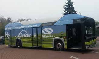 Un autobuz cu hidrogen, testat pe străzile Clujului