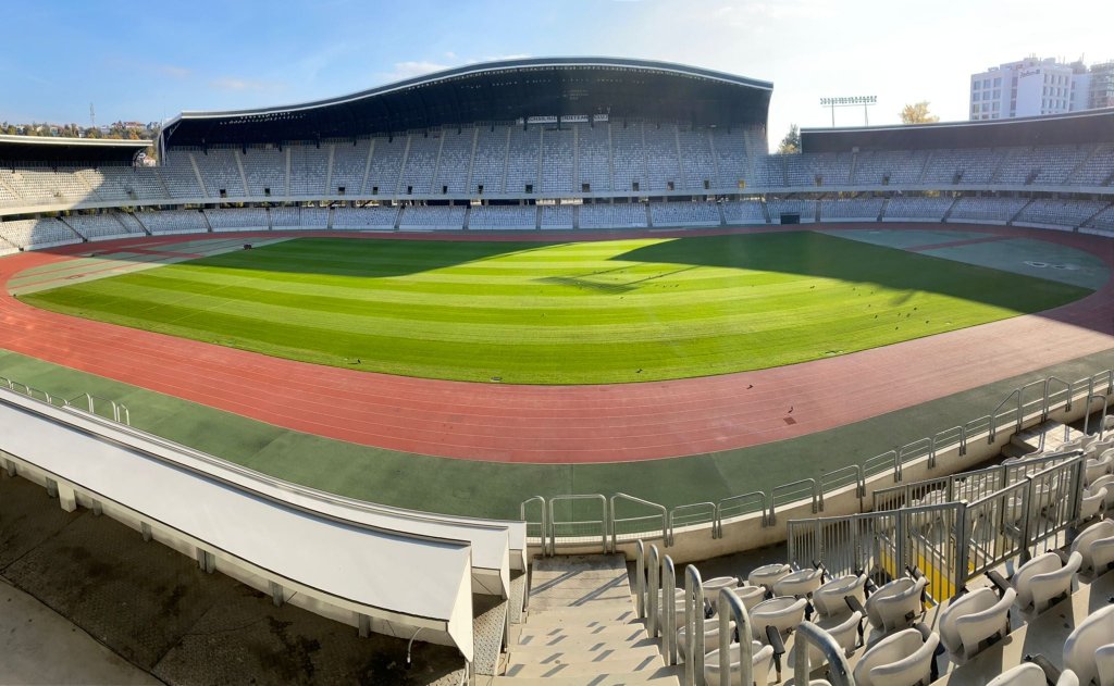 Noul gazon de pe Cluj Arena, bun de joc! Primul meci va avea loc în noiembrie