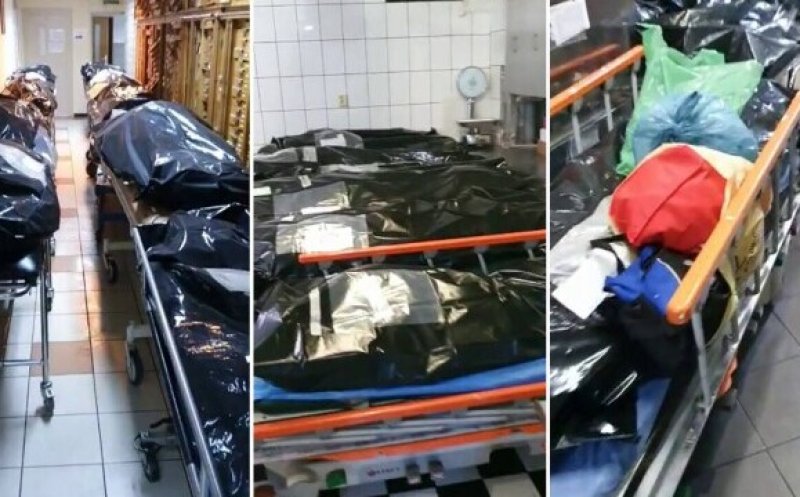 Cu morții de COVID pe coridoare. Necesarul de saci pentru cadavre la morgă a fost suplimentat