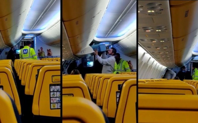 Dat jos din avion la Cluj-Napoca, în aplauzele pasagerilor, pentru că a refuzat să poarte mască