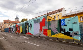 Muralul de pe Constanţa, inaugurat în prezenţa autorităţilor şi reprezentanţilor Franţei la Cluj