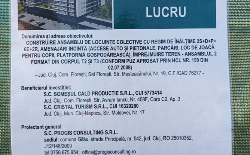 Nou protest în Hoia: "Cerem să revoce autorizația de construire pentru primul șantier început''