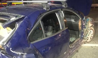 ACCIDENT cu 6 maşini implicate la coborâre de pe Autostrada Transilvania, între Gilău şi Floreşti