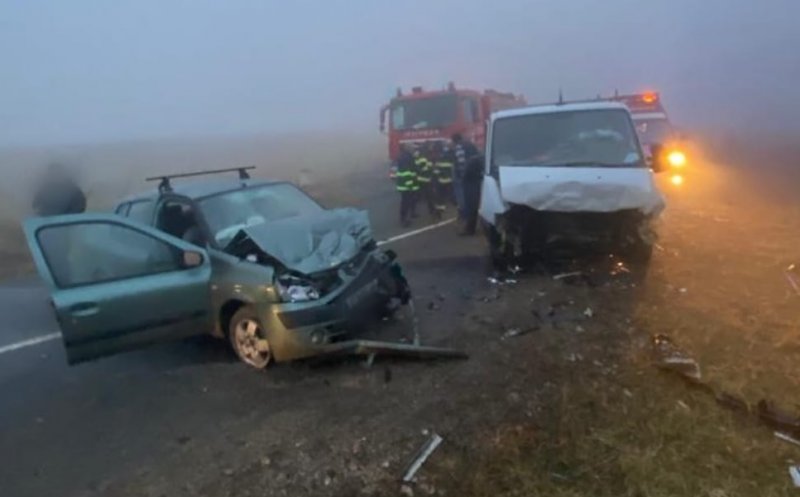 Accident în localitatea clujeană Mărgău. Patru persoane au fost transportate la spital