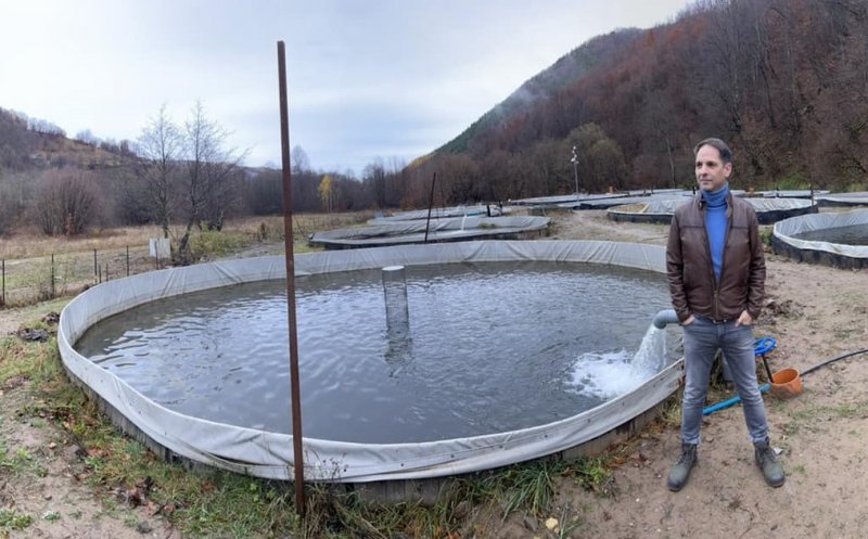 Păstrăvăria Ecologică de la Bologa, judeţul Cluj, lăudată de Dan Negru: "Îţi trebuie curaj să ai azi o afacere made in România"