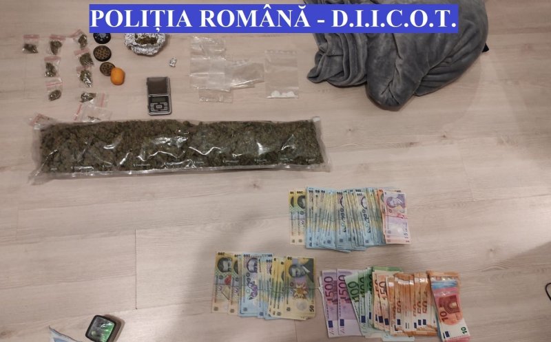 Percheziţii la traficanți de cannabis în Cluj. Zeci de persoane interogate și două reținute