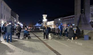 Doar o „mână” de oameni la protestul din Cluj împotriva alianței PSD-PNL. Ce spun organizatorii