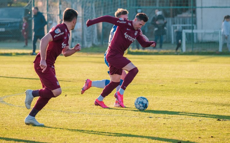 CFR Cluj, victorie la limită în amicalul împotriva Unirii Dej