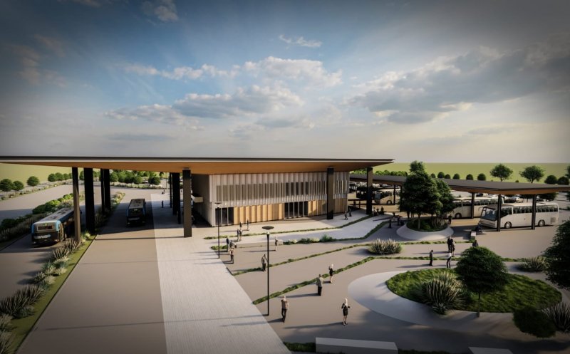 Consiliul Județean pune la dispoziție terenul pentru Park and Ride-ul de lângă Aeroport. Cum va arăta