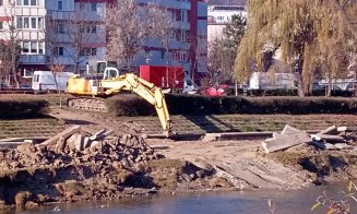 Ce se întâmplă pe malul stâng al Someşului, în zona Parcului Rozelor