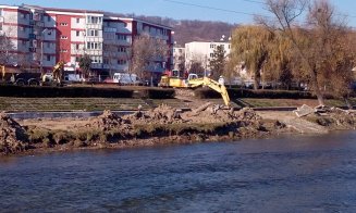 Ce se întâmplă pe malul stâng al Someşului, în zona Parcului Rozelor