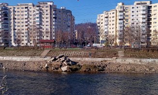 Ce se întâmplă pe malul stâng al Someşului, în zona Parcului Rozelor