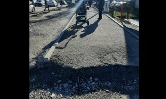 Mămică din Florești, revoltată: „Să mergi cu căruciorul prin comună e un adevărat OffRoad. Viața copilului e pusă în pericol”