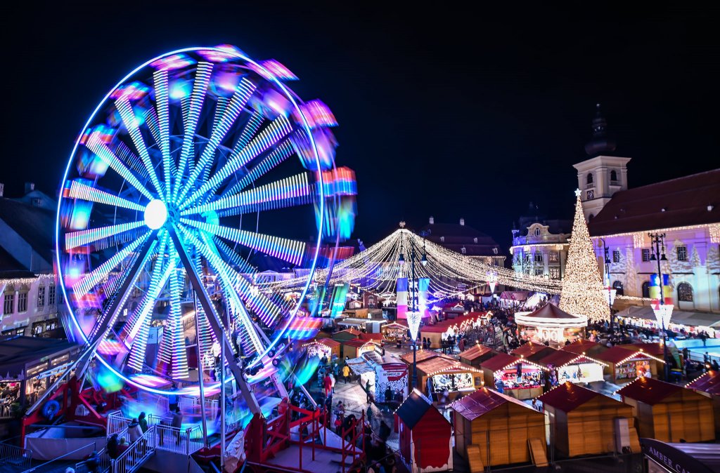 A început și Târgul de Crăciun și la Sibiu
