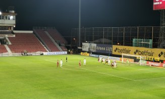 Rezultat previzibil în Gruia. CFR Cluj s-a impus fără emoții contra "lanternei roșii"